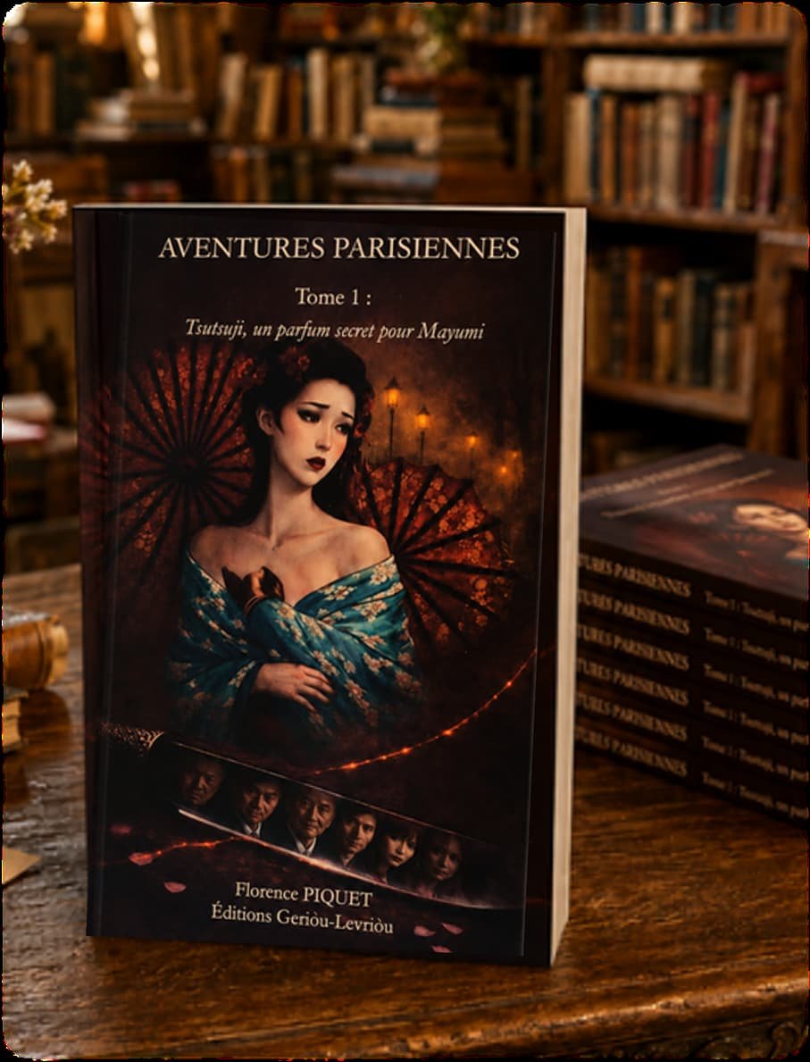 Présentation du tome 1 de la saga Aventures Parisiennes : Tsutsuji, un parfum secret pour Mayumi