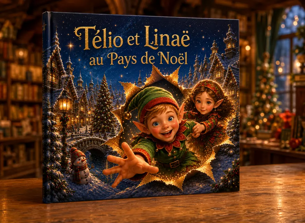 Livre de Télio et Linaë au pays de Noël