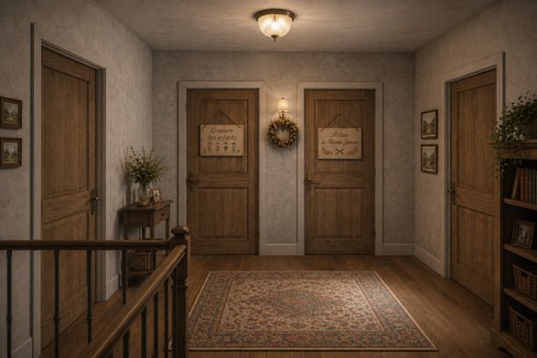 Premier étage de la maison de Mamie Jeanne