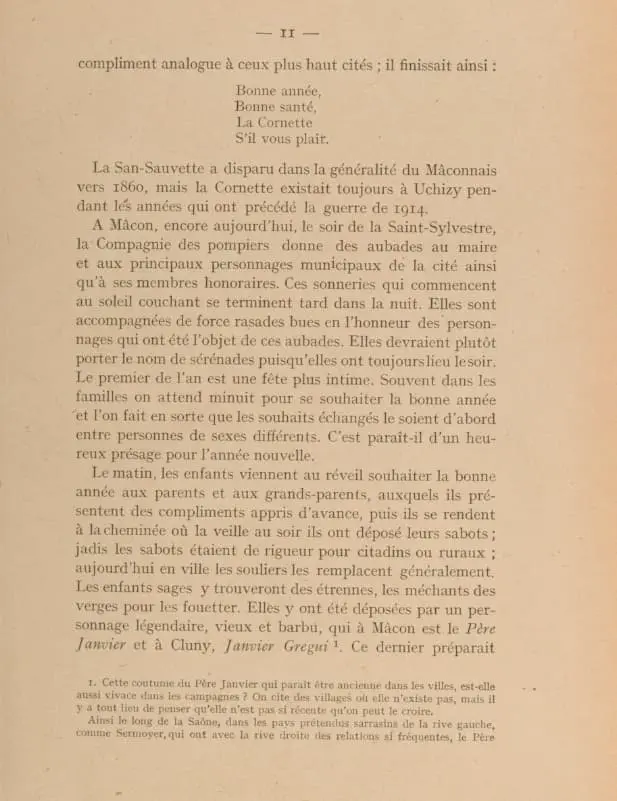 Gabriel Jeanton, Le Mâconnais traditionaliste et populaire – Fêtes du terroir et coutumes du foyer, 1922, p. 11. Source : Gallica/BnF.